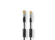 USB 2.0 Cable | A Male - B Male | 5.0 m | Anthracite