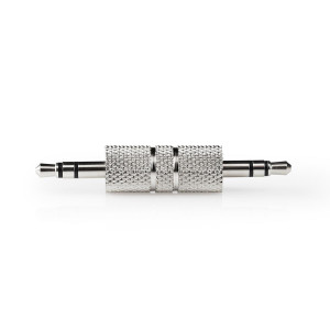 Stereo Audio Adapter | 3.5 mm Male - 3.5 mm Male | 1 Pc | Metal