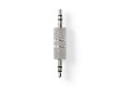 Stereo Audio Adapter | 3.5 mm Male - 3.5 mm Male | 10 Pieces | Metal