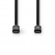 USB 3.1 Cable (Gen2) | USB-C™ Male - USB-C™ Male | 1.0 m | Black