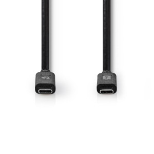 USB 3.1 Cable (Gen2) | USB-C™ Male - USB-C™ Male | 1.0 m | Black