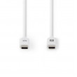 USB 3.1 Cable (Gen2) | USB-C™ Male - USB-C™ Male | 1.0 m | White