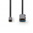 USB Type-C™ Kabel na HDMI™ Kabel | AOC | Type-C™ Zástrčka – HDMI™ Konektor | 10 m | Černý