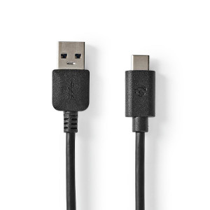 USB 3.1 Cable (Gen2) | USB-C™ Male - A Male | 1.0 m | Black