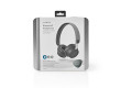 Bluetooth® Sluchátka s Látkovým Povrchem | Na Uši | Výdrž Baterie 10 Hodin | Šedé/Černé