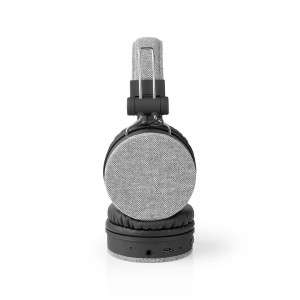 Bluetooth® Sluchátka s Látkovým Povrchem | Na Uši | Výdrž Baterie 18 Hodin | Šedé/Černé