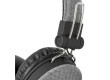 Bluetooth® Sluchátka s Látkovým Povrchem | Na Uši | Výdrž Baterie 18 Hodin | Šedé/Černé