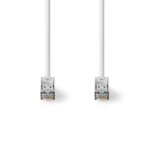 Síťový Kabel Cat 8.1 S / FTP | Zástrčka RJ45 na Zástrčku RJ45 | 0,15 m | Bílá