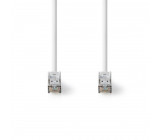 Síťový Kabel Cat 8.1 S / FTP | Zástrčka RJ45 na Zástrčku RJ45 | 0,25 m | Bílá
