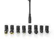 Adaptér pro Notebook | Univerzální – 8 Konektorů | 90 W | Výstup 15–20 V / 6 A (max.)