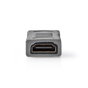 Vysokorychlostní HDMI™ s Ethernetovým Adaptérem | HDMI™ Zásuvka – Zástrčka | Kov | Černý