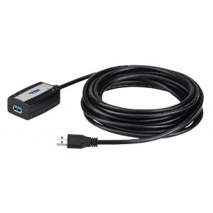Kabel USB 3.0 USB A Zásuvka - USB A Zástrčka 5 m Černá