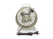 Retro Stolní Ventilátor | Průměr 25 cm | 2 Rychlosti | Šedý