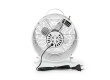Retro Stolní Ventilátor | Průměr 25 cm | 2 Rychlosti | Bílý