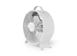 Retro Stolní Ventilátor | Průměr 25 cm | 2 Rychlosti | Bílý