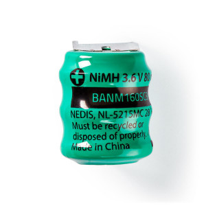 NiMH Baterie | 3,6 V | 80 mAh | Pájecí Konektor
