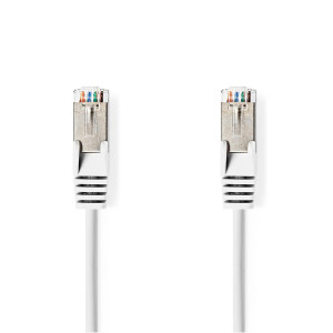 Síťový Kabel CAT6a SF/UTP | RJ45 Zástrčka | RJ45 Zástrčka | 7,5 m | Bílý