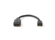 Kabel High Speed HDMI™ s Ethernetem | HDMI™ Konektor | HDMI™ Micro Vstup | 0,2 m | Černý