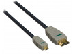 High Speed HDMI Kabel s Ethernetem HDMI Konektor - HDMI Micro Konektor 2.00 m Modrá