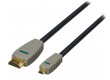 High Speed HDMI Kabel s Ethernetem HDMI Konektor - HDMI Micro Konektor 2.00 m Modrá