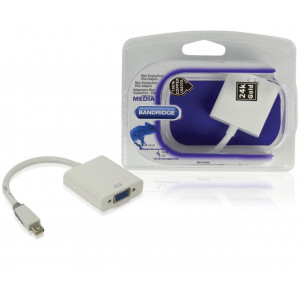 Kabel Mini DisplayPort Mini DisplayPort Zástrčka - VGA Zásuvka 0.20 m Bílá