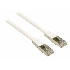 Síťový Kabel CAT6 F/UTP RJ45 (8P8C) Zástrčka - RJ45 (8P8C) Zástrčka 5.00 m Bílá