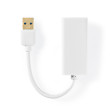 USB 3.0 Adaptér | USB-A Zástrčka – RJ45 Zásuvka | 1 Gbit | 0,2 m | Bílý