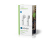 Bezdrátová Bluetooth® Sluchátka | 3 Hodiny Přehrávání | Hlasové a Dotykové Ovládání | Nabíjecí Pouzdro | Bílá