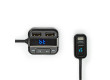 FM Vysílač do Auta | Bluetooth® | Profesionální Mikrofon | Potlačení Šumu | Slot pro Kartu MicroSD | Volání Hands-free | Hlasové Ovládání | 2x USB