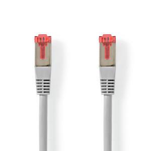 Síťový Kabel CAT6 S/FTP | RJ45 Zástrčka | RJ45 Zástrčka | 15,0 m | Šedý