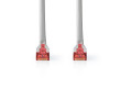 Síťový Kabel CAT6 S/FTP | RJ45 Zástrčka | RJ45 Zástrčka | 15,0 m | Šedý