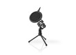 Stolní Stojan na Mikrofon se Třemi Nohami | Výklopný Filtr | Černý