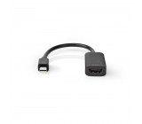 Mini DisplayPort - HDMI™ Kabel | Mini DisplayPort Zástrčka - HDMI™ Výstup | 0,2 m | Černý