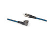 Synchronizační a Nabíjecí Kabel |USB-C™ Zástrčka na Apple Lightning 8kolíková Zástrčka | Herní Konektor 180 ° | 1 m | Kulatý | Opletený | Černo-modrý