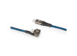 USB 2.0 Kabel | Zástrčka Type-C™ na Zástrčku Type-C™ | Herní Konektor 180 ° | 2 m | Kulatý | Opletený | Černo-modrý