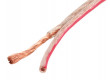OFC reproduktorový kabel 2x 2.5 mm² na cívce 50 m, transparentní