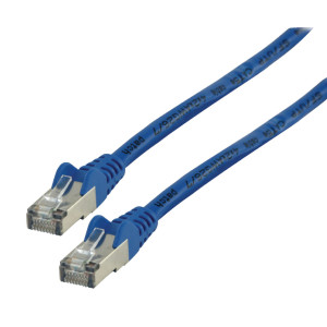 Patch kabel CAT 5e, 0,5 m, modrý