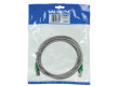 Křížený síťový kabel FTP CAT 5e, 3 m, šedý/zelený