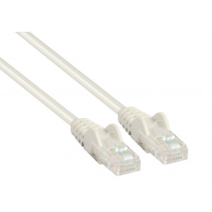Patch kabel UTP CAT 6, 0,5 m, bílý