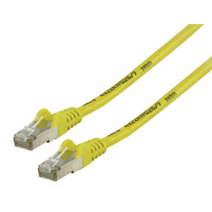 Patch kabel FTP CAT 6, 0,25 m, žlutý