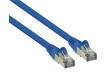 Plochý patch kabel FTP CAT 6, 2 m, modrý