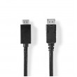 DisplayPort - HDMI™ Kabel | 1.4 | DisplayPort Zástrčka - HDMI™ Zástrčka | 2 m | Černý