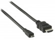 High Speed HDMI Kabel s Ethernetem HDMI Konektor - HDMI Micro Konektor 2.00 m Černá