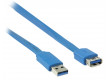 USB 3.0 A - Flat förlängningskabel A