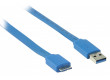 USB 3.0 A - Flat micro B kabel