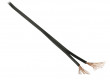 Černý reproduktorový kabel 2x 0.35 mm² 100 m
