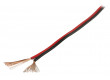 Černý/červený reproduktorový kabel 2x 0.50 mm² 100 m