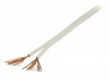 Bílý reproduktorový kabel 2x 0.50 mm² 100 m