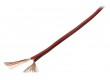 Černý/červený reproduktorový kabel 2x 0.75 mm² 100 m