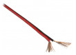 Černý/červený reproduktorový kabel 2x 0.75 mm² 100 m